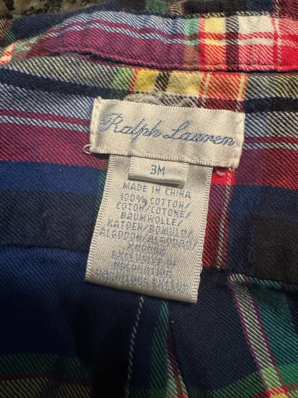 Ralph Lauren Multicolor Plaid Button-Down Shirt for Kids - Picture 3 of 3